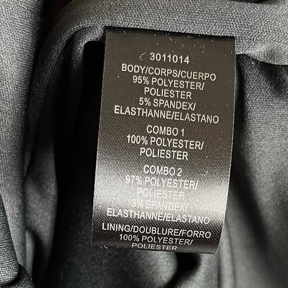 HALSTON HERITAGE NWOT Ruched Detail Dress 0 - Picture 10 of 11